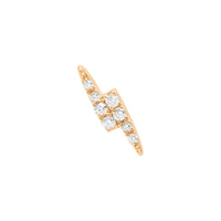 MONO BOUCLE D OREILLE MAGIC TOUCH OR JAUNE MOTIF ECLAIR