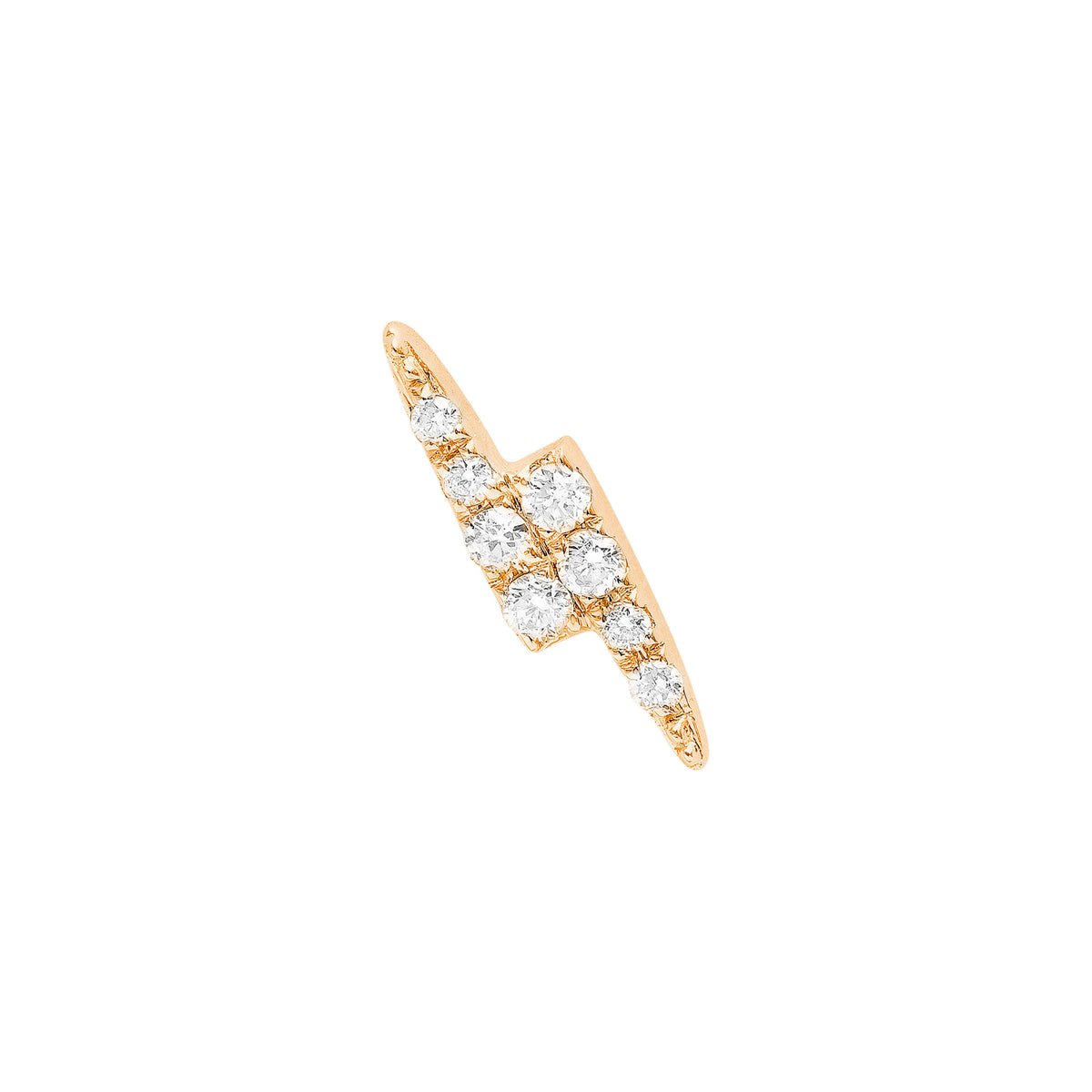 MONO BOUCLE D OREILLE MAGIC TOUCH OR JAUNE MOTIF ECLAIR