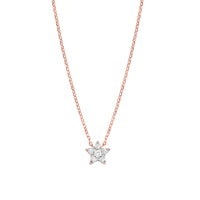 COLLIER MAGIC TOUCH OR ROSE MOTIF ETOILE