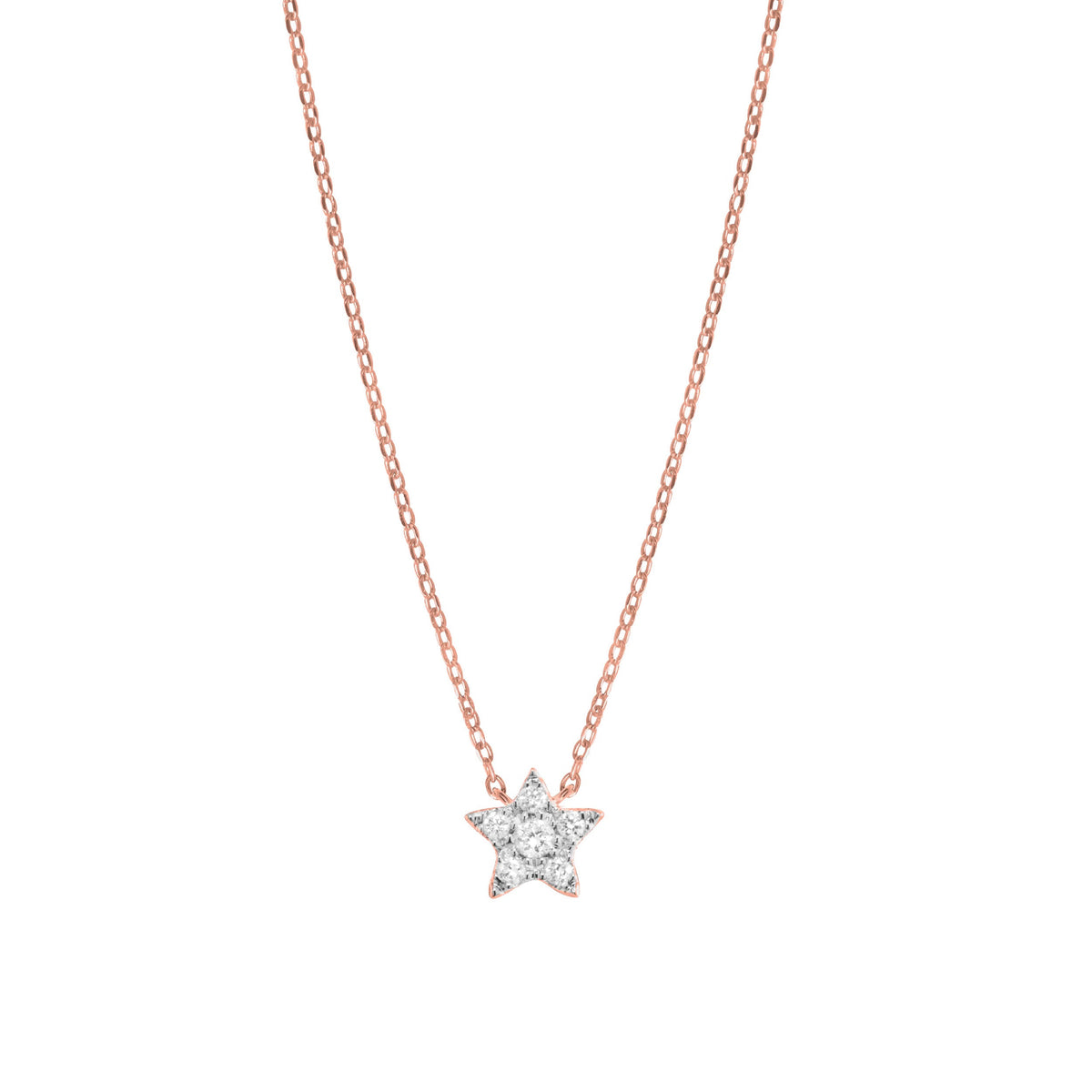 PrixTroca:310€_VentesTroca:0_QtyTroca:1_ST:0%_Collier Magic Touch en Or rose 18K serti de diamants - Rose