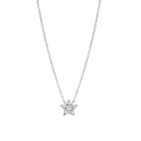 COLLIER MAGIC TOUCH OR BLANC MOTIF ETOILE