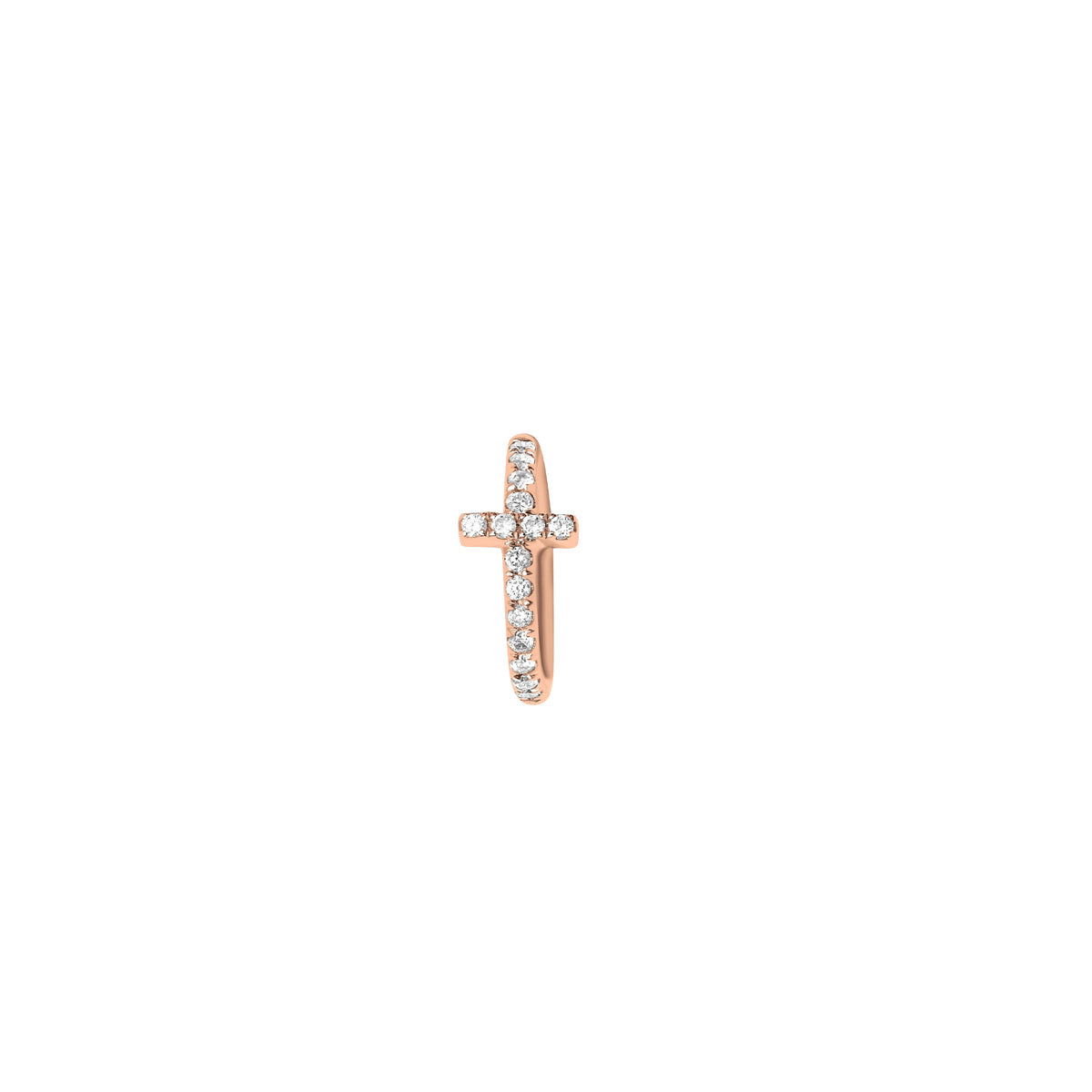 PrixTroca:240€_VentesTroca:0_QtyTroca:1_ST:0%_Piercing Magic Touch en Or rose 18K serti de diamants - Rose