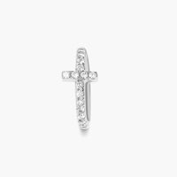 PIERCING MAGIC TOUCH OR BLANC MOTIF CROIX