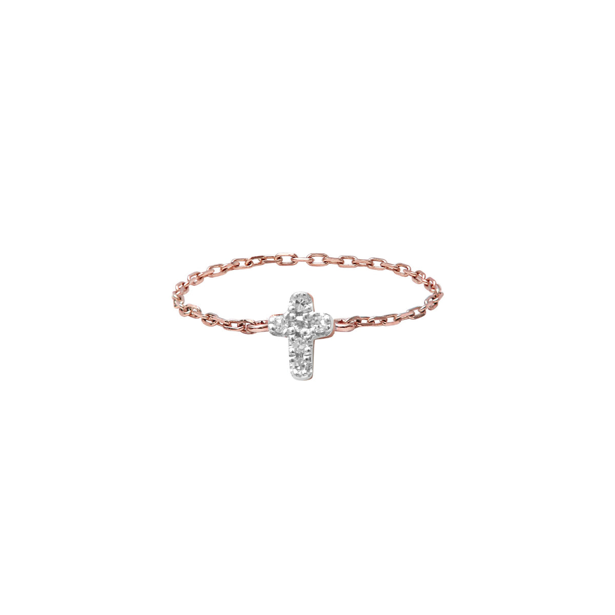 PrixTroca:160€_VentesTroca:0_QtyTroca:1_ST:0%_Bague Magic Touch en Or rose 18K sertie de diamants - Rose