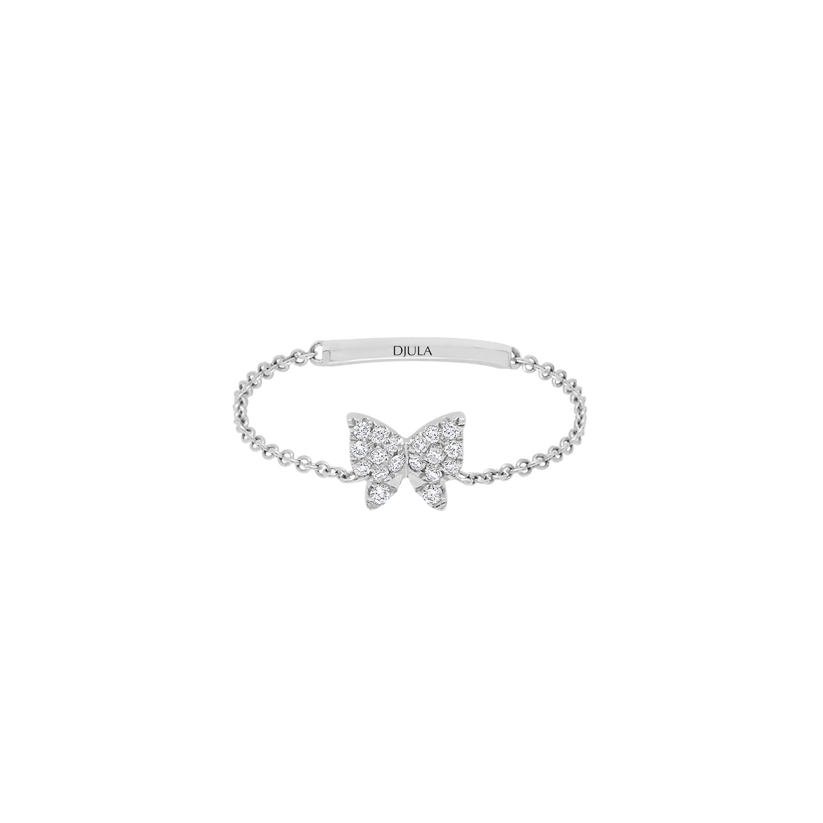 PrixTroca:160€_VentesTroca:0_QtyTroca:1_ST:0%_Bague Magic Touch en Or blanc 18K sertie de diamants - Blanc
