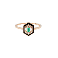 PrixTroca:450€_VentesTroca:0_QtyTroca:1_ST:0%_Bague Precieuse en Or rose 18K sertie de diamants - Rose