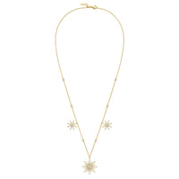 COLLIER SOLEIL OR JAUNE