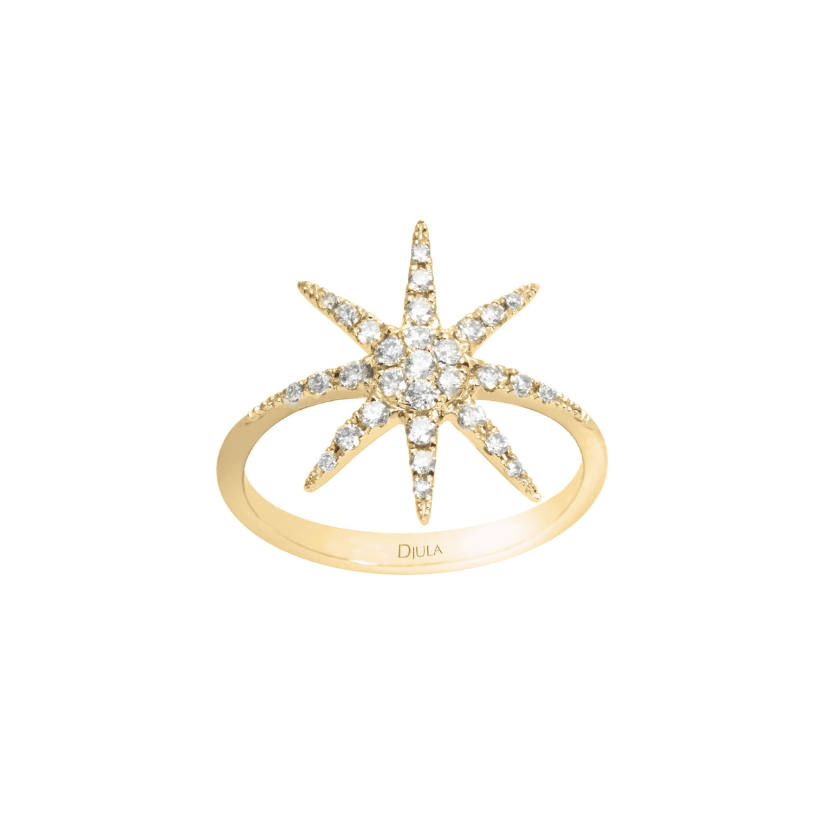 BAGUE SOLEIL OR JAUNE