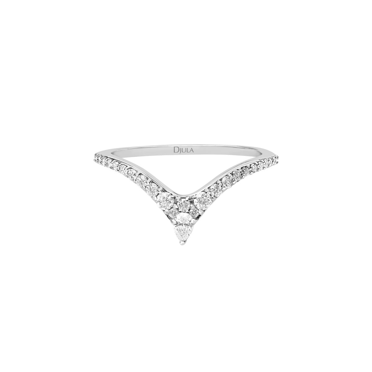 BAGUE  OR BLANC