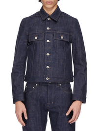 Veste Trucker en denim - Indigo
