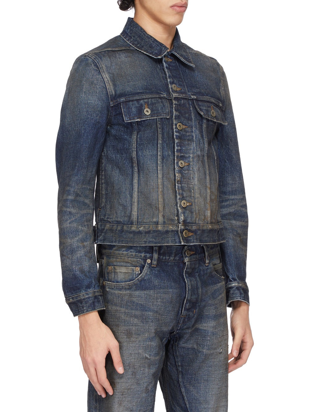 Denim Trucker Jacket - Vintage Indigo