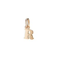 Charm Lettre R en or rose 9K - Or Rose