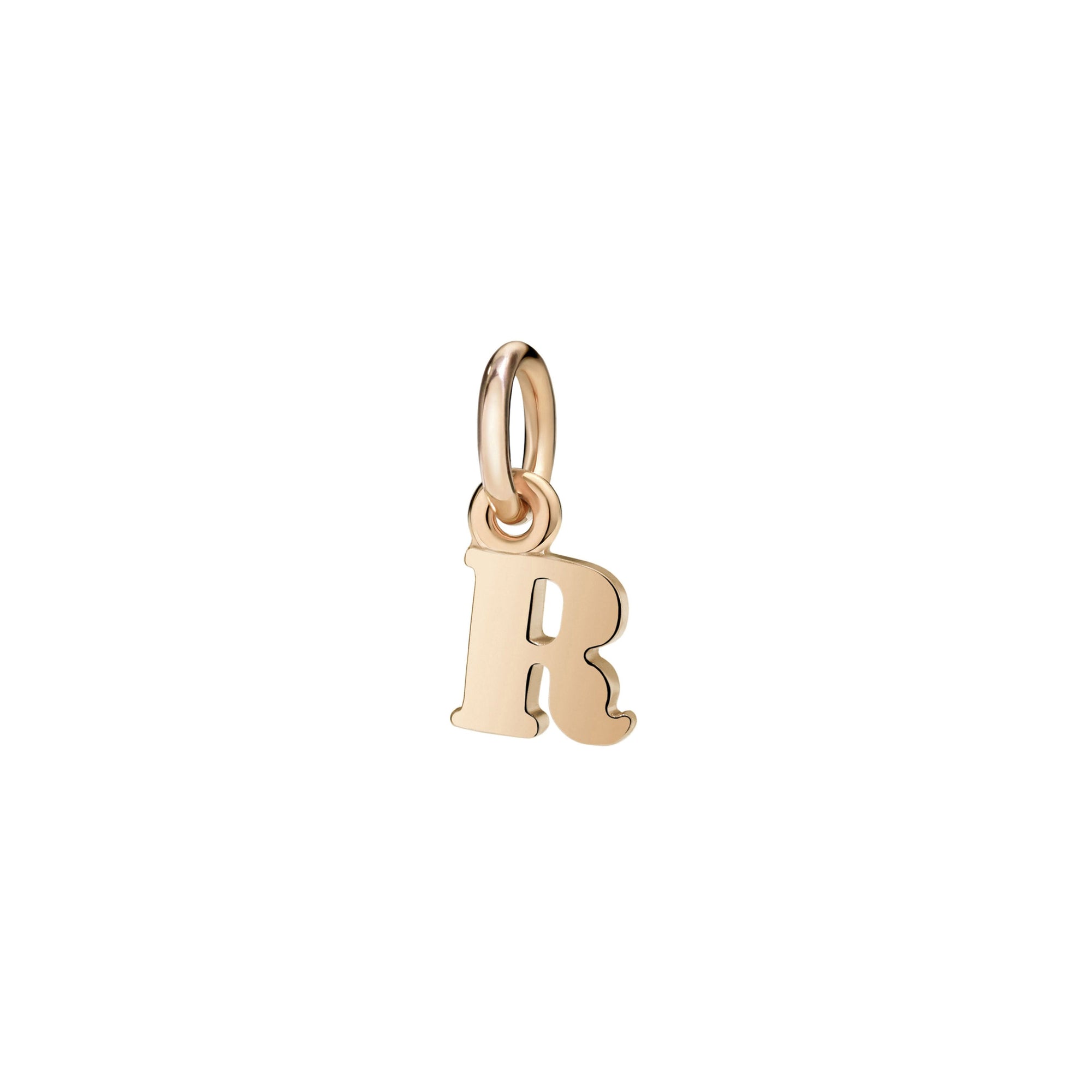 Charm Lettre R en or rose 9K - Or Rose