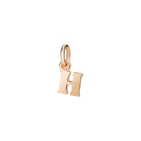 Charm Lettre H Symbols en or rose 9K - Or Rose