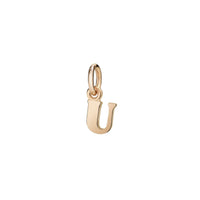 Charm Lettre U en or rose 9K - Or Rose