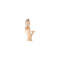 Charm Lettre Y en or rose 9K - Or Rose