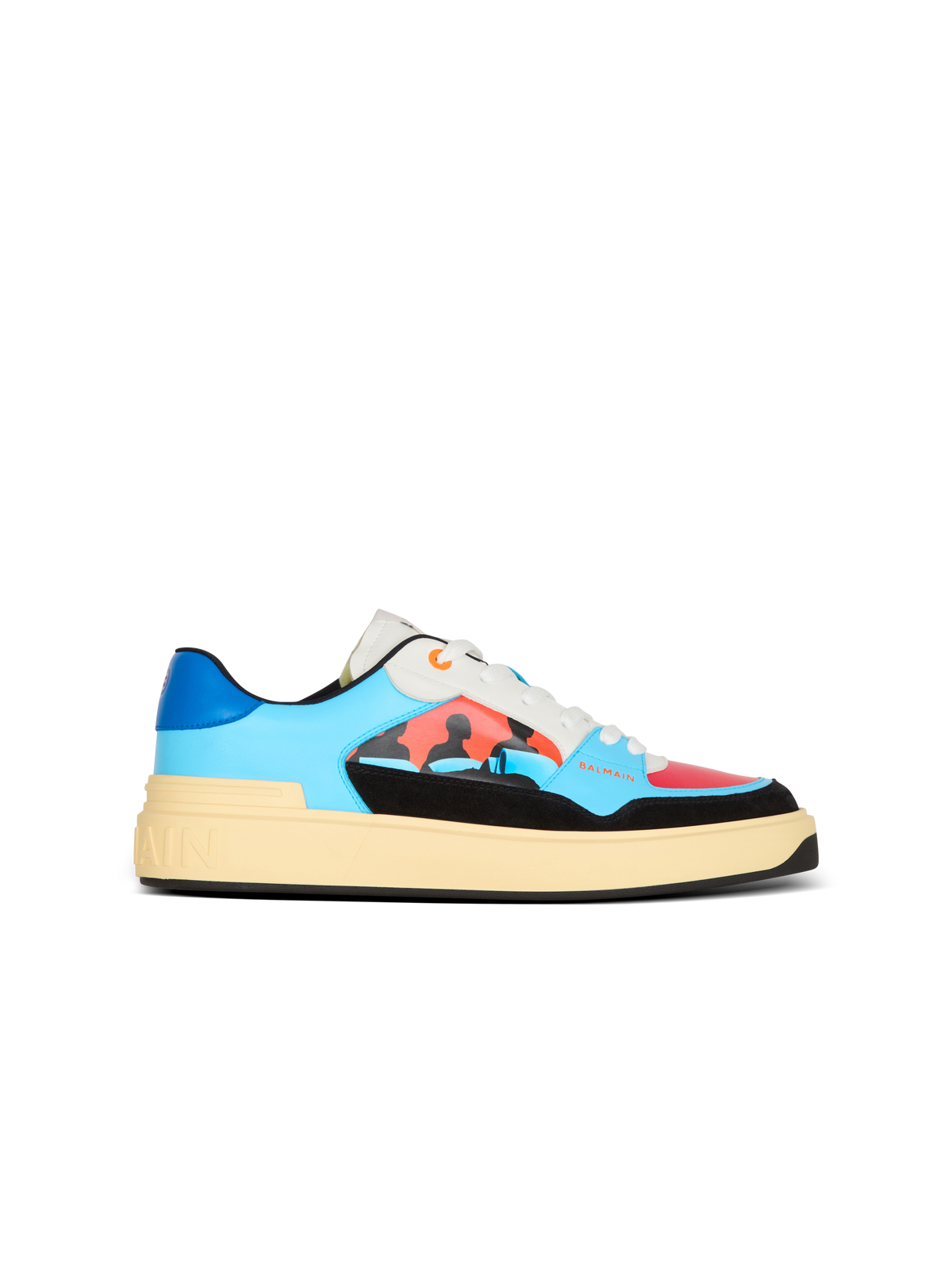 Baskets b-court flip en cuir de veau imprimé prince gyasi - Multicolore