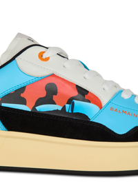 Baskets b-court flip en cuir de veau imprimé prince gyasi - Multicolore