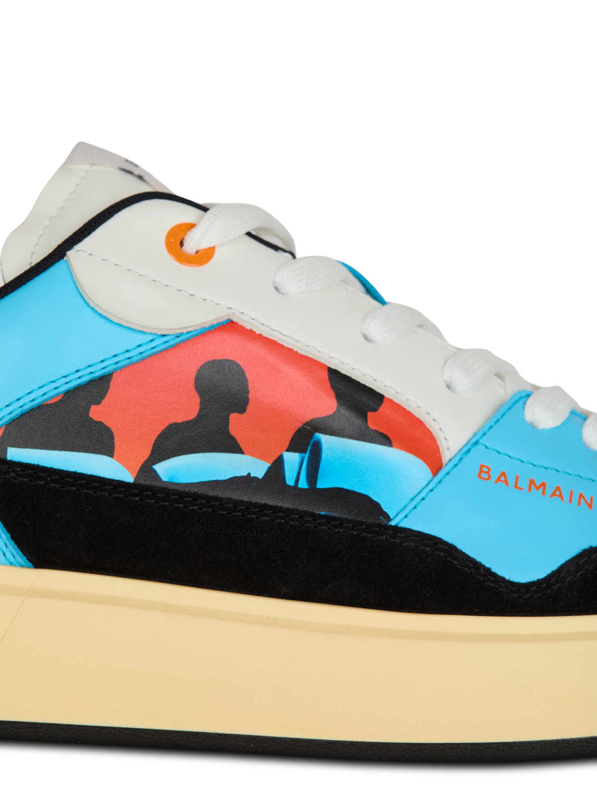 Baskets b-court flip en cuir de veau imprimé prince gyasi - Multicolore
