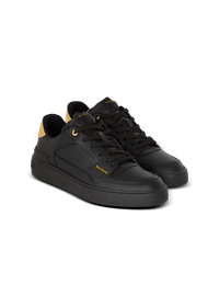Baskets b-court flip en cuir de veau - Noir & Or