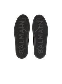 Baskets b-court flip en cuir de veau - Noir & Or