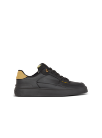 Baskets b-court flip en cuir de veau - Noir & Or