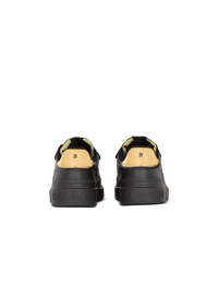Baskets b-court flip en cuir de veau - Noir & Or