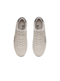 Baskets b-court en cuir de veau avec logo balmain - Noir & Blanc