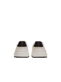 Baskets b-court en cuir de veau avec logo balmain - Noir & Blanc