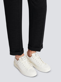 Baskets b-court en cuir de veau - Blanc
