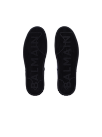 Baskets b-court en cuir de veau - Noir