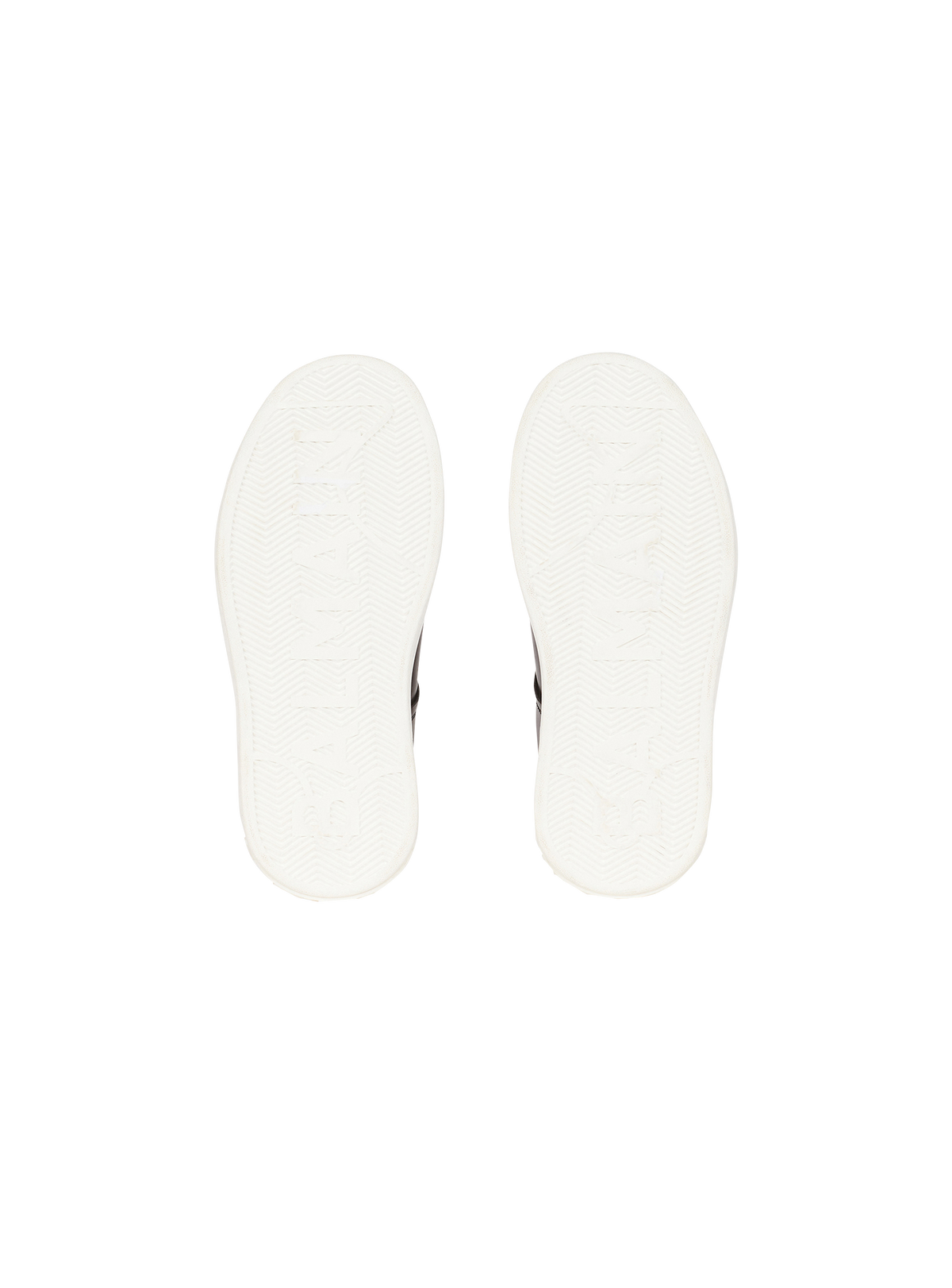 Baskets b-court en cuir de veau - Noir & Blanc