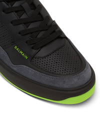 Baskets b-court flip en cuir de veau et cuir suédé - Vert