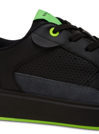 Baskets b-court flip en cuir de veau et cuir suédé - Vert