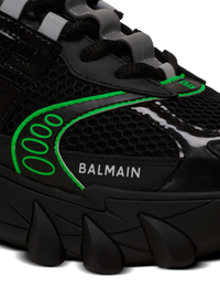 Baskets b-east en cuir, daim et mesh - Vert