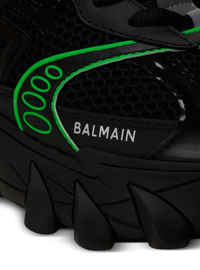 Baskets b-east en cuir, daim et mesh - Vert
