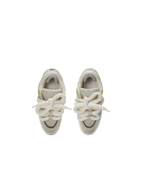 Baskets b-court puffy skate en cuir suédé - Gris Clair