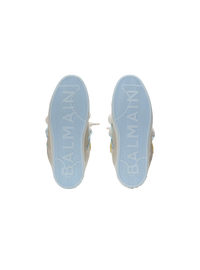 Baskets b-court puffy skate en cuir suédé - Gris Clair