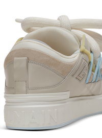 Baskets b-court puffy skate en cuir suédé - Gris Clair