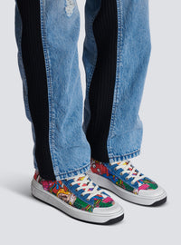 Disney x balmain : the lion king - baskets b-court high top imprimées enfant précoce - Multicolore