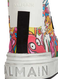 Disney x balmain : the lion king - baskets b-court high top imprimées enfant précoce - Multicolore