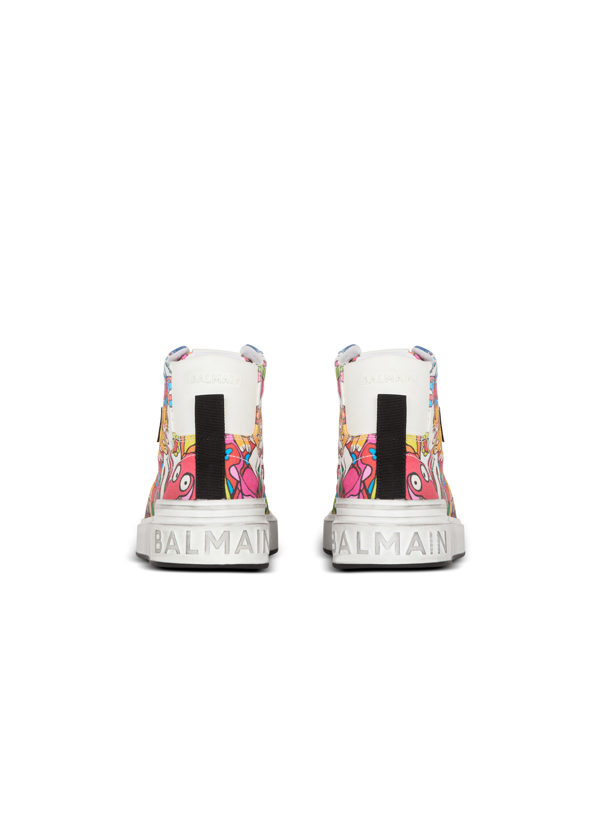Disney x balmain : the lion king - baskets b-court high top imprimées enfant précoce - Multicolore