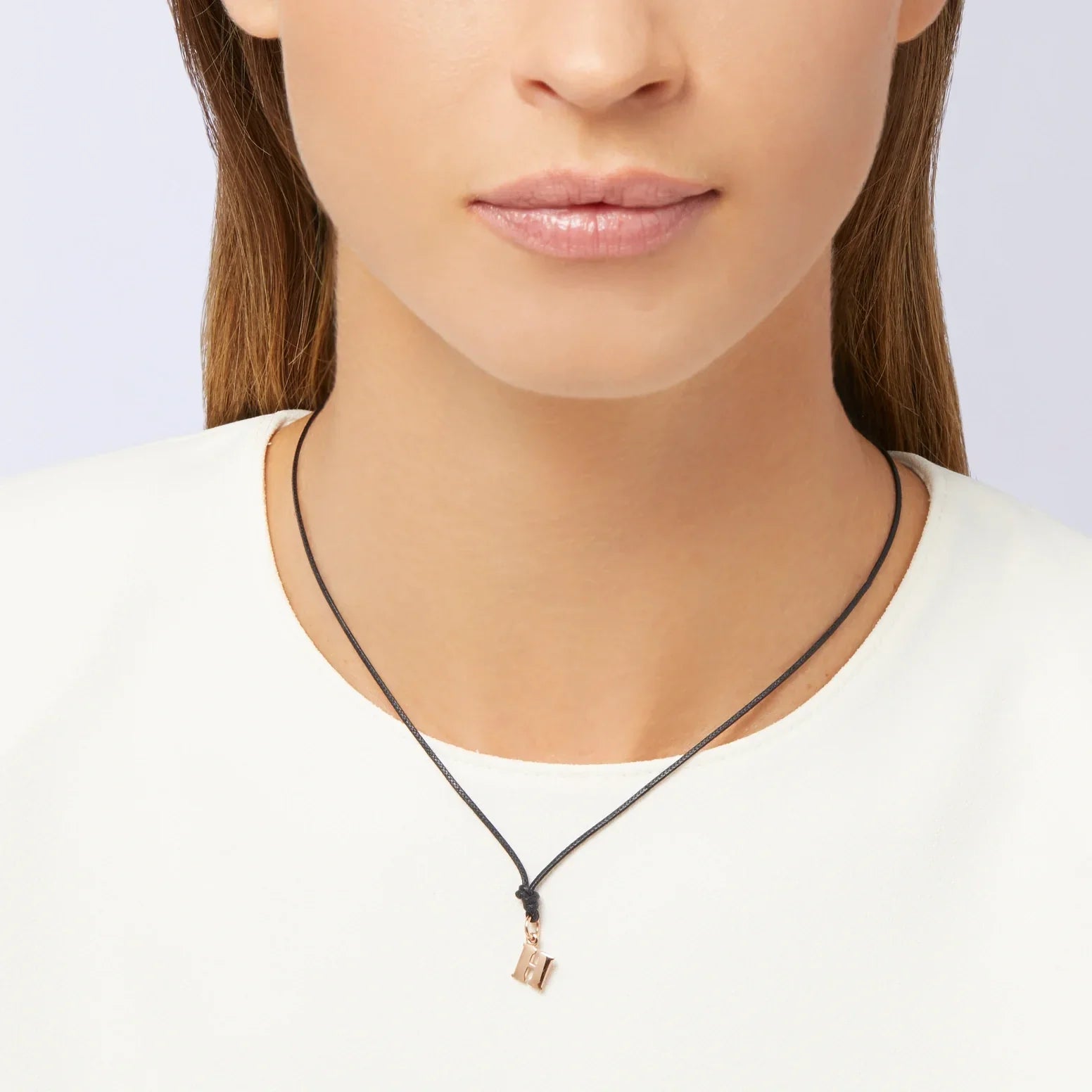 Charm Lettre H Symbols en or rose 9K - Or Rose