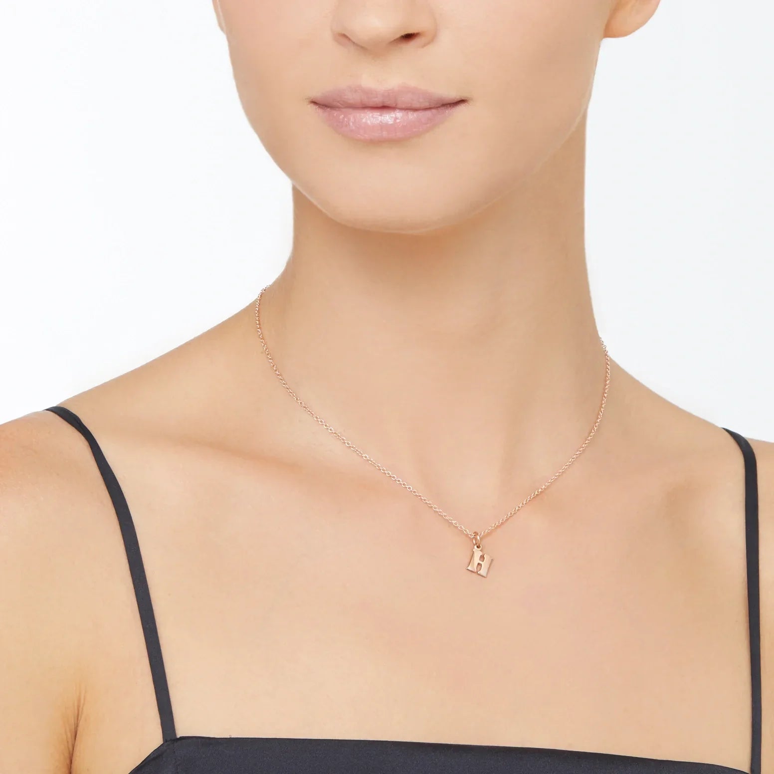Charm Lettre H Symbols en or rose 9K - Or Rose
