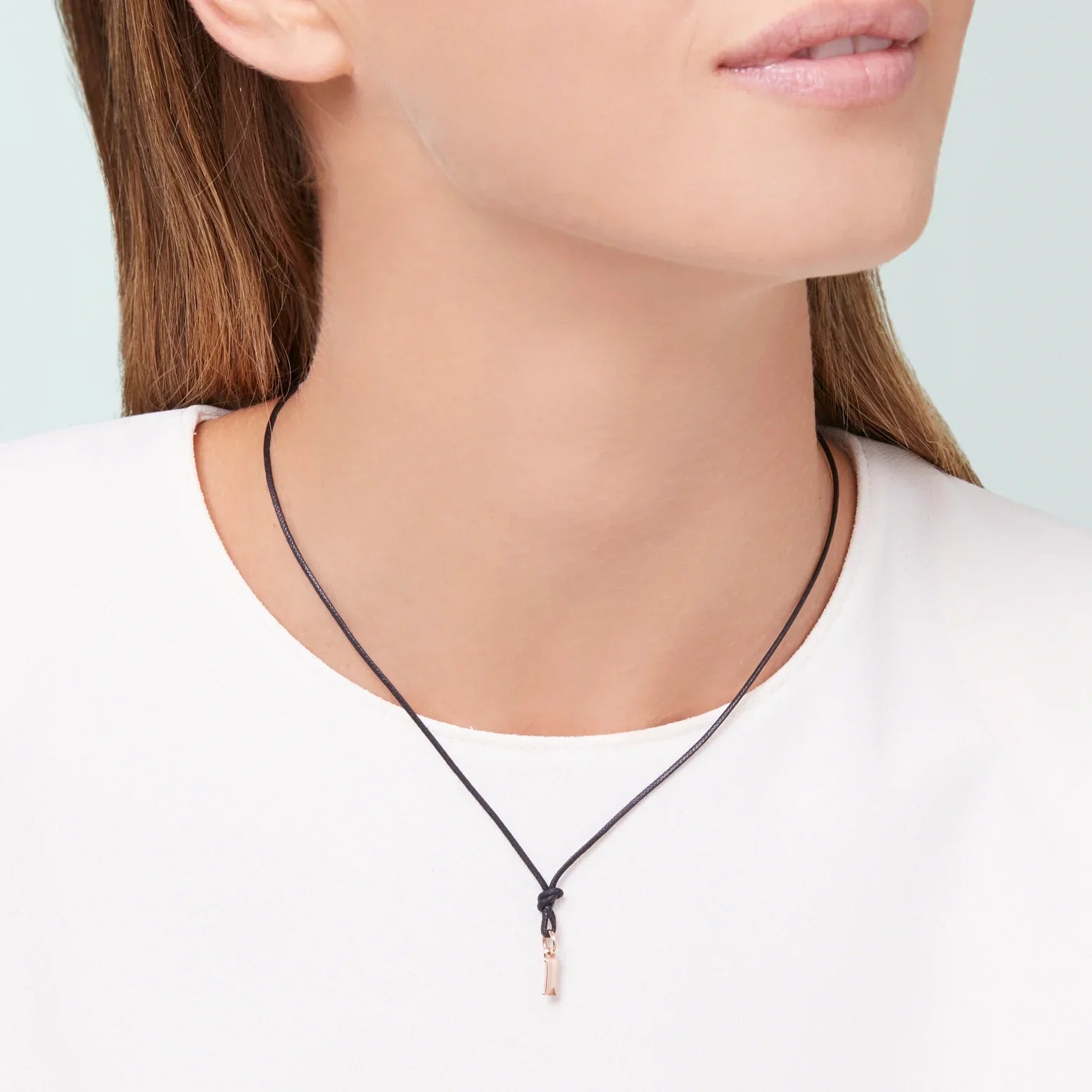 Charm Lettre I Symbols en or rose 9K - Or Rose