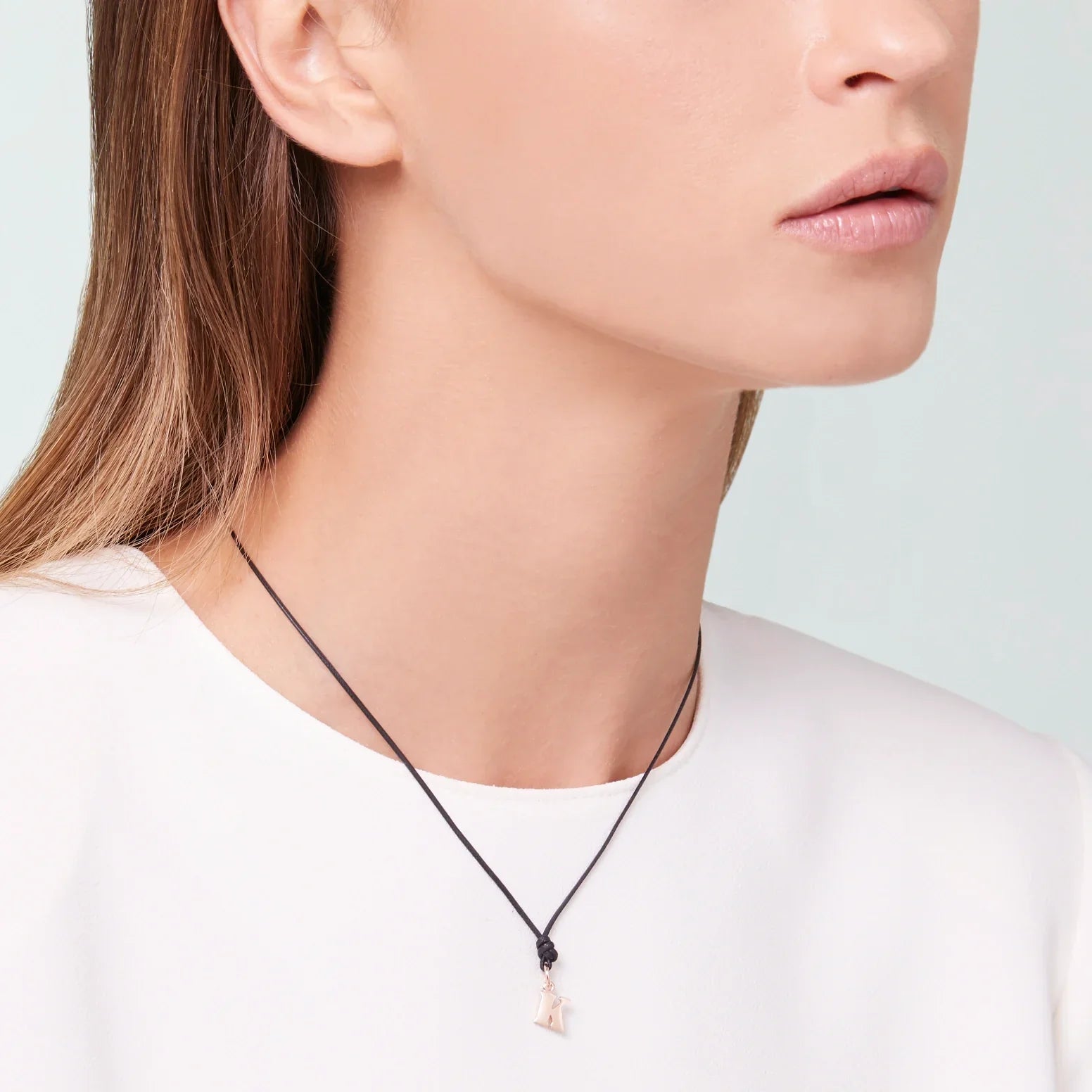 Charm Lettre K Symbols en or rose 9K - Or Rose