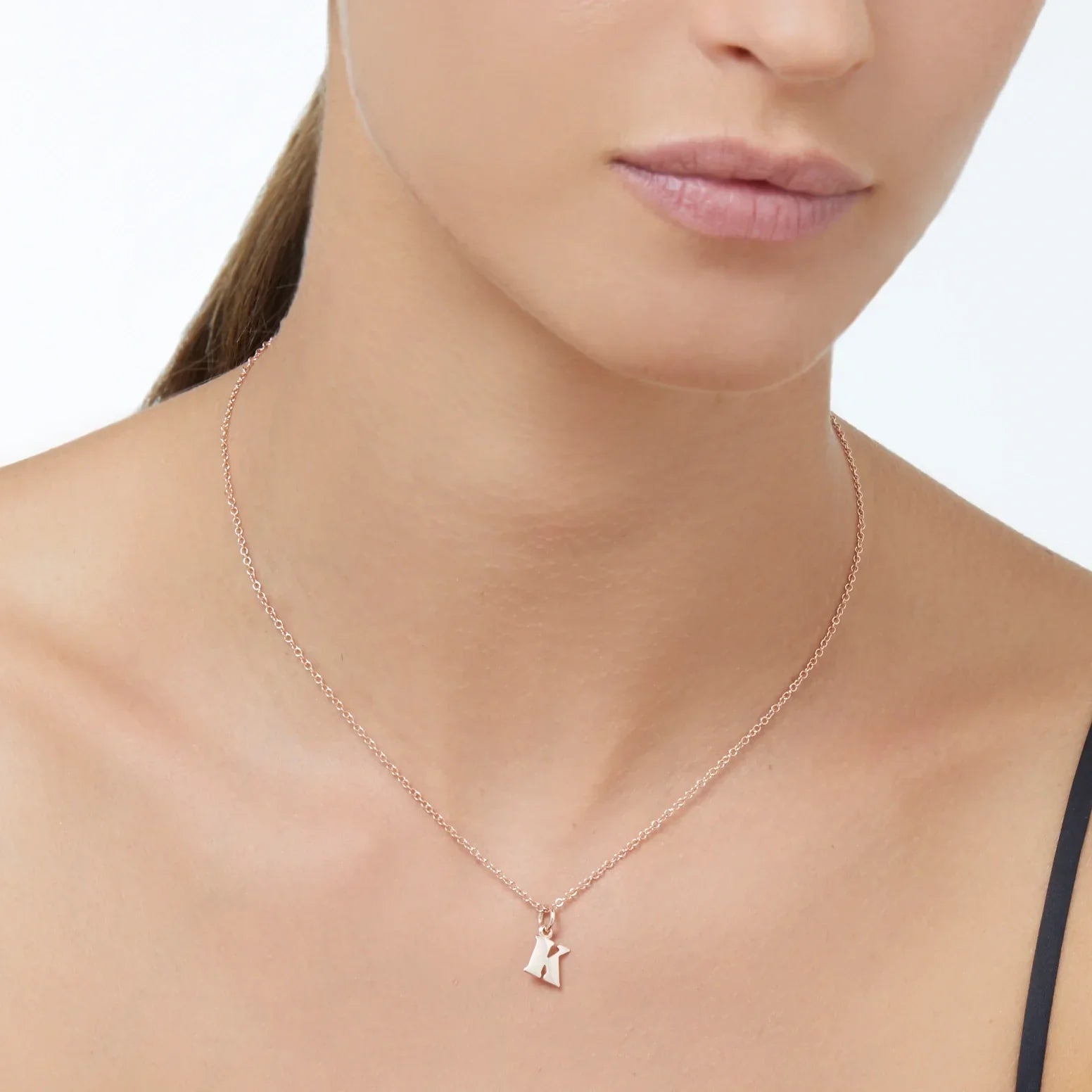 Charm Lettre K Symbols en or rose 9K - Or Rose