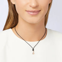Charm Lettre N en or rose 9K - Or Rose