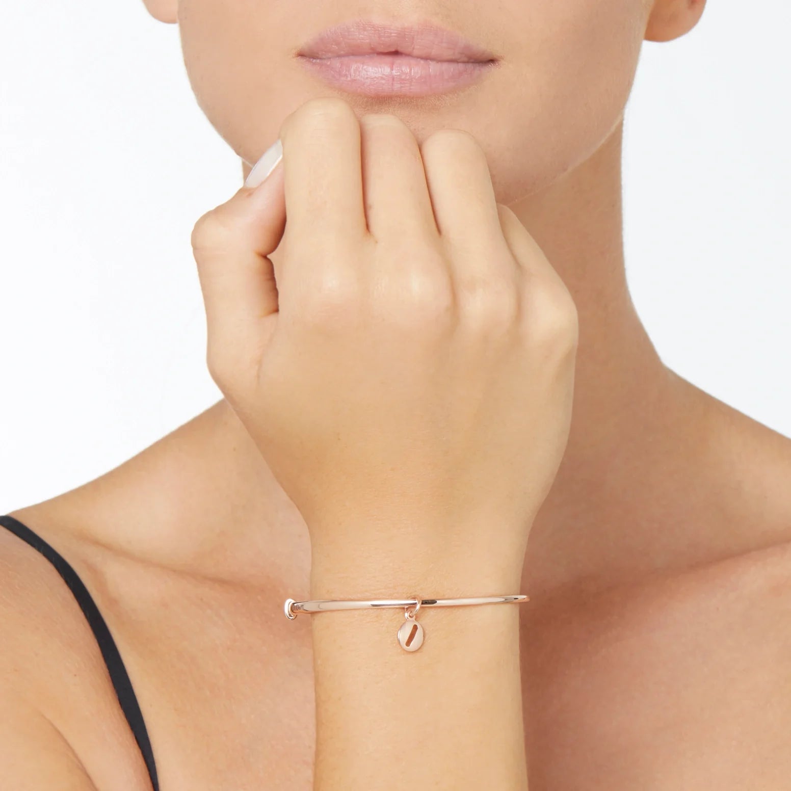 Charm Chiffre 0 en or rose 9K - Or Rose