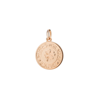Charm Pièce en or rose 9K - Or Rose